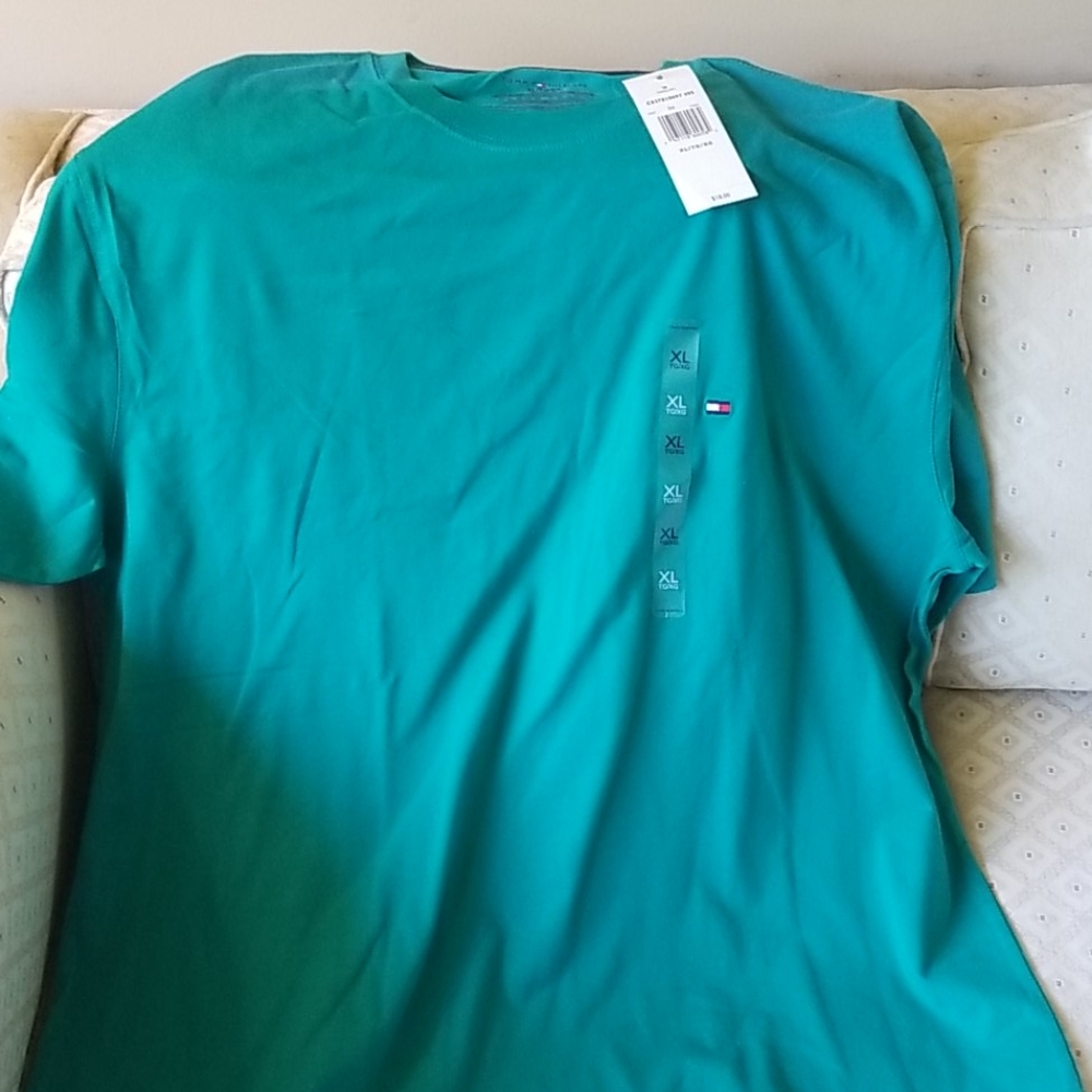 Tshirt , Turquoise by Tommy Hilfiger